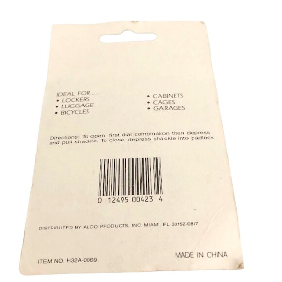 Locker Padlocks Combination Lock, Heavy Duty - Picture 3 of 3